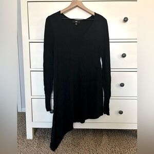 Asymmetrical Black Tunic